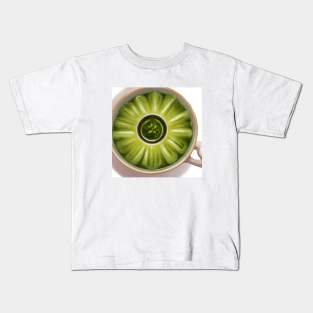 Matcha Tea Cup Japan Vintage Kids T-Shirt